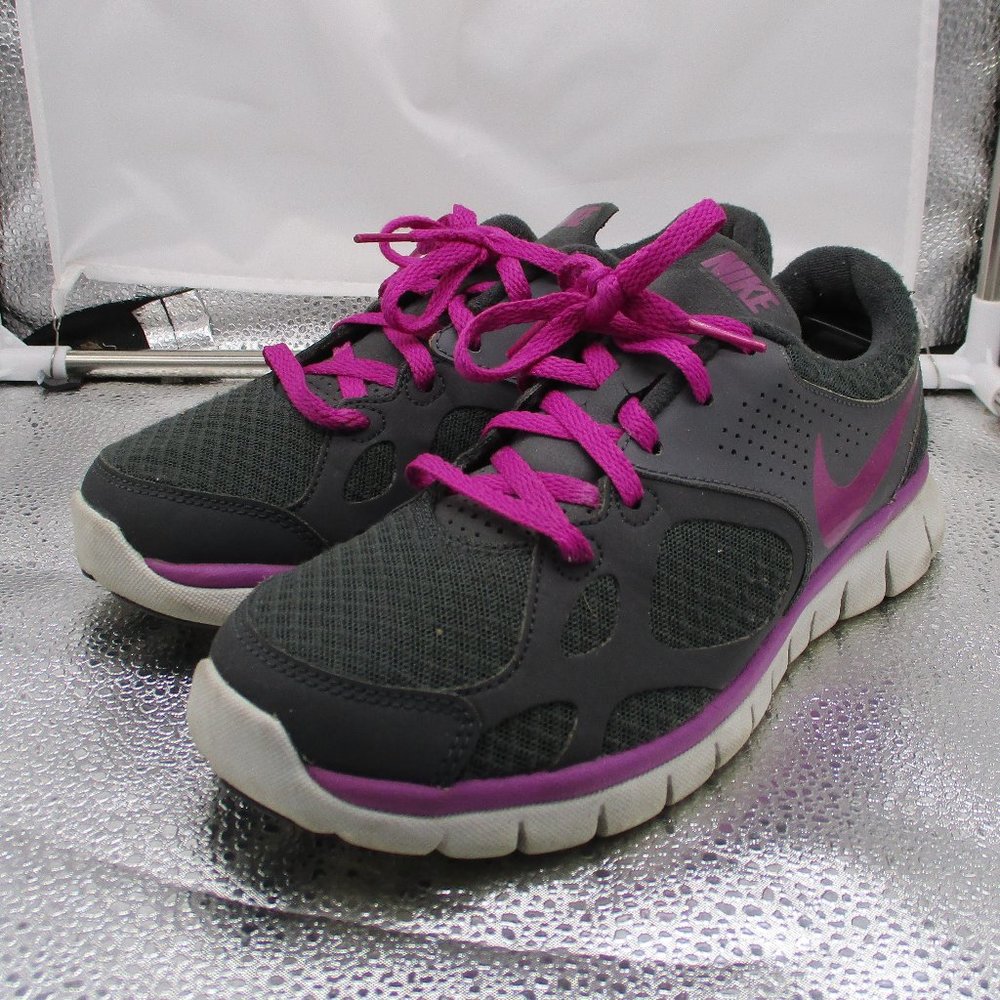 Gray Purple Nike Flex Rn Womens Running Shoes Size 6.5